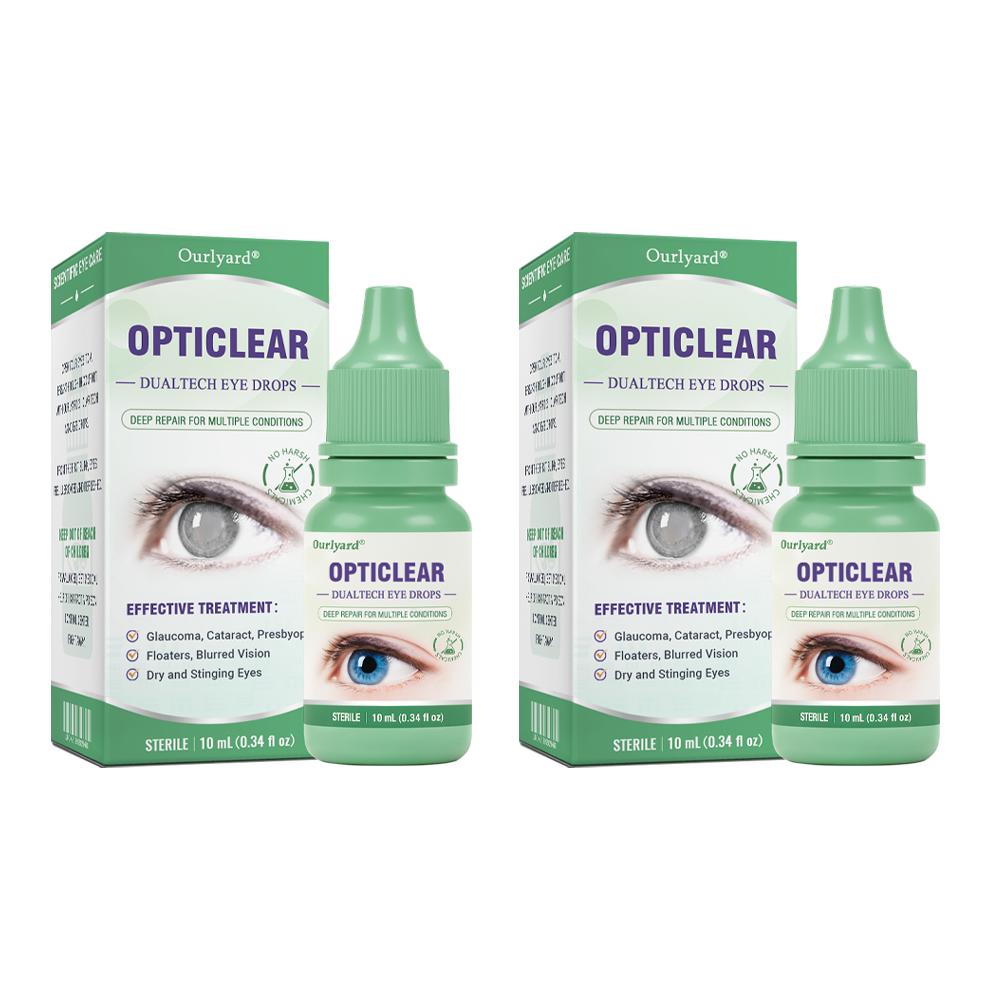 👨🏻⚕️Ourlyard® OptiClear DualTech Eye Drops ✅️ MHRA approved | Supports Presbyopia, Dry Eyes, Glaucoma & Cataracts 🍀