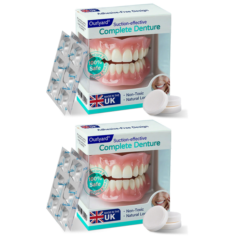 ✅ Made and Shipped from the UK | Ourlyard® Suction-fit Complete Denture🍀