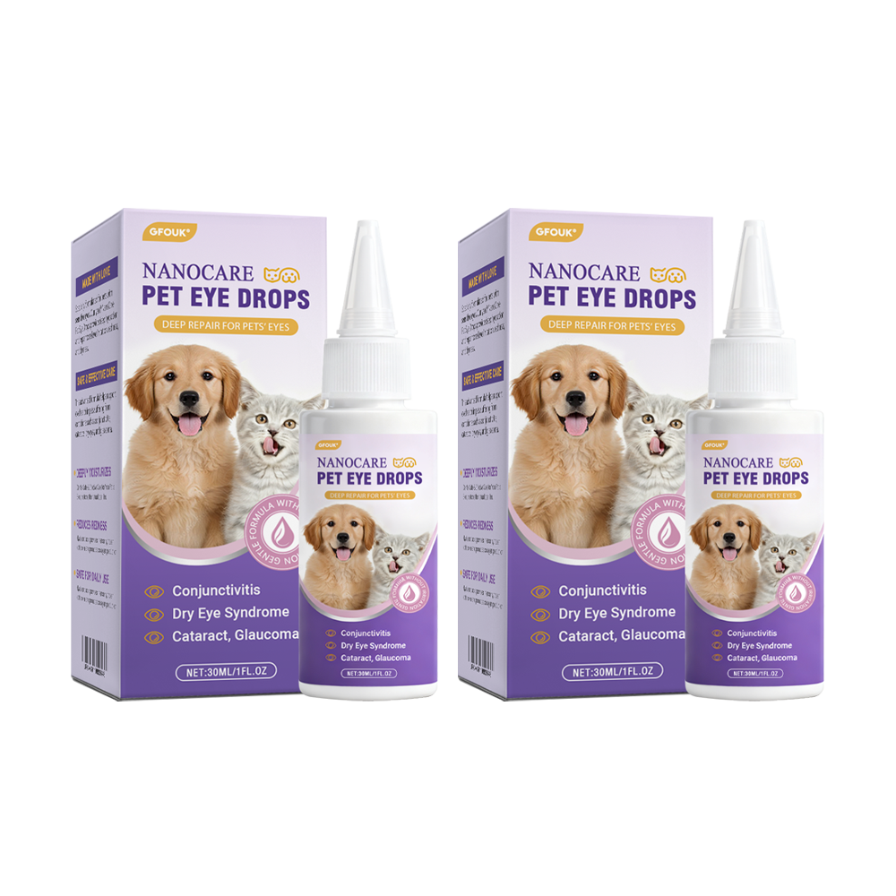 👩⚕️GFOUK® NanoCare Pet Eye Drops ☑️ MHRA Approved | Relieves Conjunctivitis, Dry Eyes, Cataracts, and Keratitis🐶