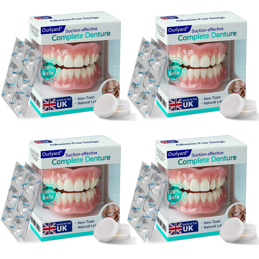 🦷4 Sets🦷+ 24 Denture Cleaning Tablets