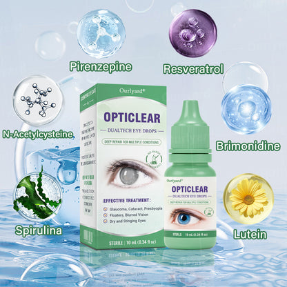 👨🏻‍⚕️Ourlyard® OptiClear DualTech Eye Drops ✅️ MHRA approved | Supports Presbyopia, Dry Eyes, Glaucoma & Cataracts