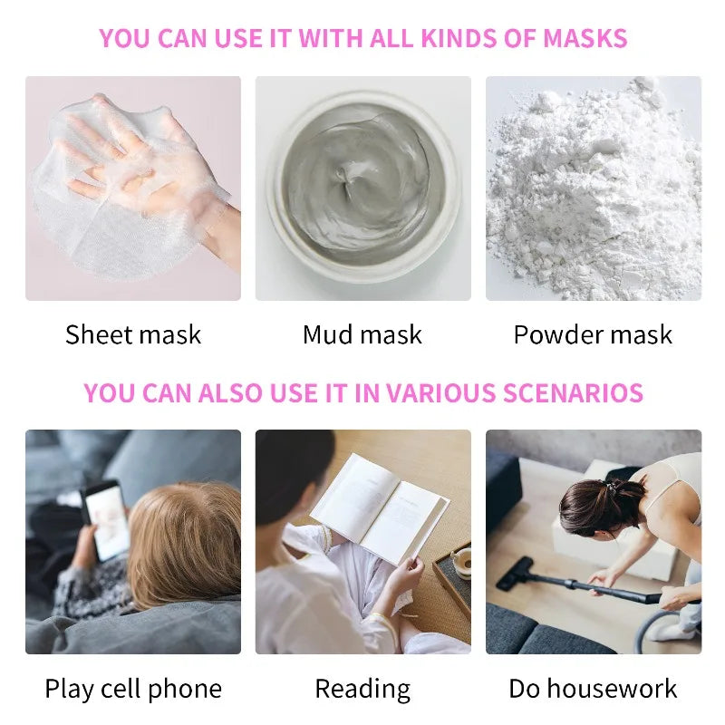 3D Silicone Face Mask Women Skin Care Moisturizing Lifting Firming Anti Wrinkle Reusable Gel Sheet Mask Facial Skin Care Tool