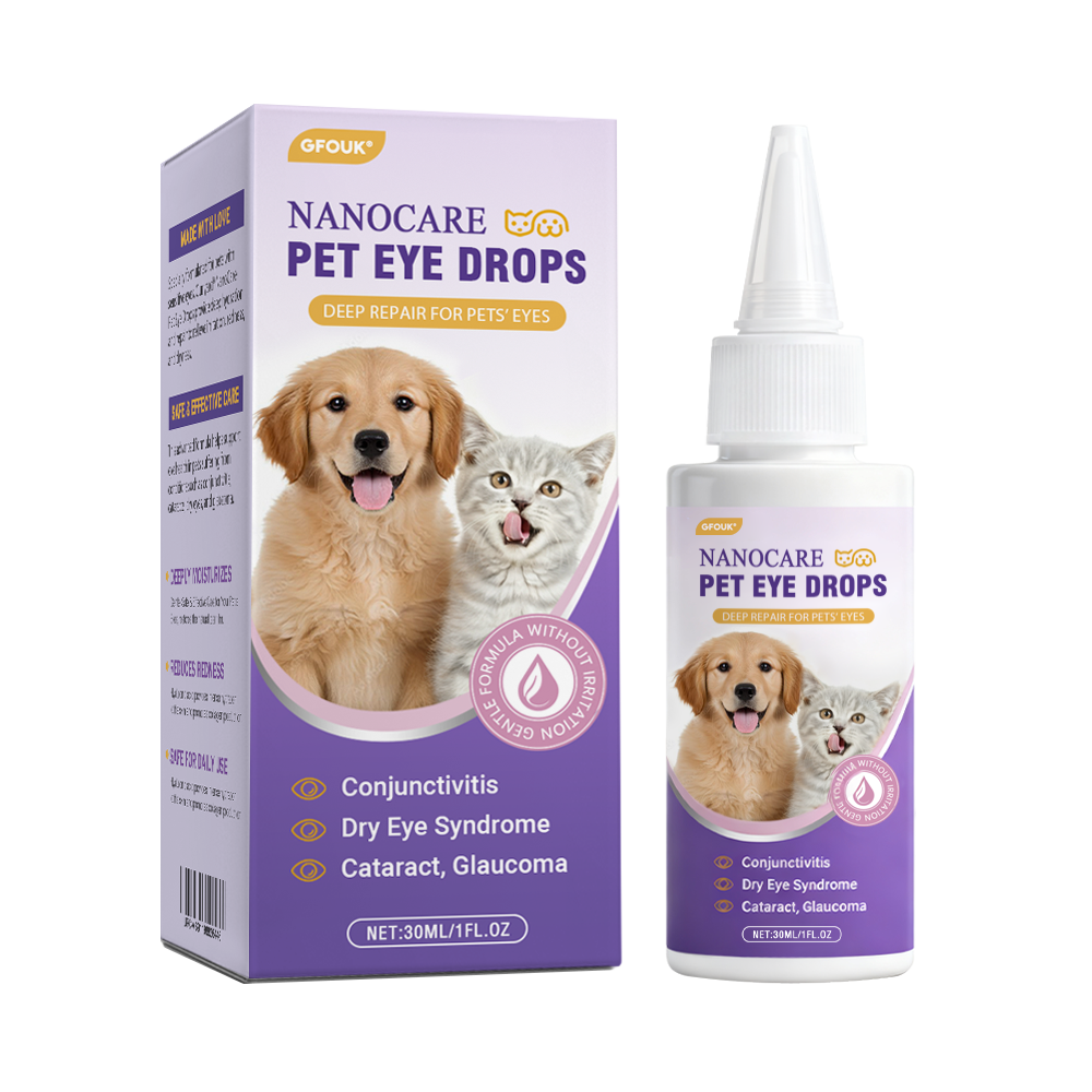 👩‍⚕️GFOUK® NanoCare Pet Eye Drops ☑️ MHRA Approved | Relieves Conjunctivitis, Dry Eyes, Cataracts, and Keratitis🐶