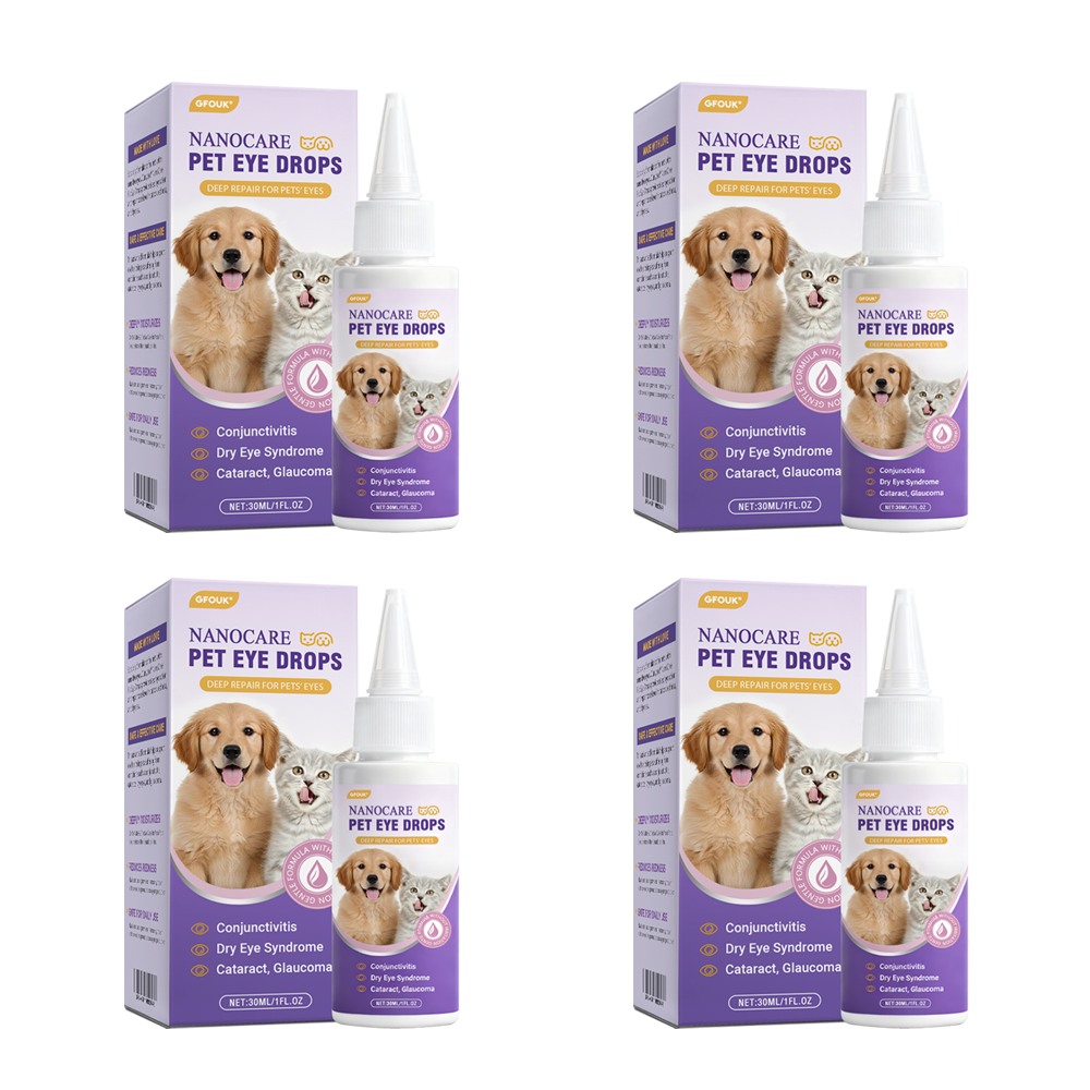 👩‍⚕️GFOUK® NanoCare Pet Eye Drops ☑️ MHRA Approved | Relieves Conjunctivitis, Dry Eyes, Cataracts, and Keratitis🐶